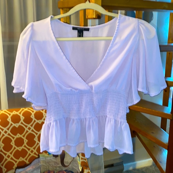 Lilac flowy crop top - Picture 2 of 2